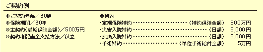 ご契約例