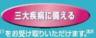 三大疾病に備える