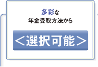 多彩な年金受取方法から選択可能