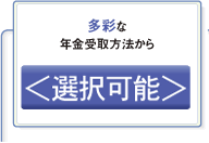 多彩な年金受取方法から選択可能